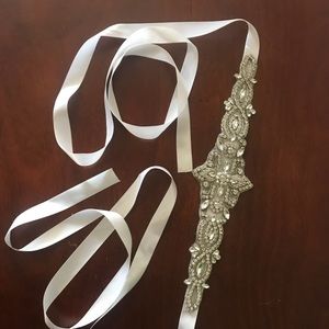 Rhinestone Wedding Dress Bridal Sash /Belt